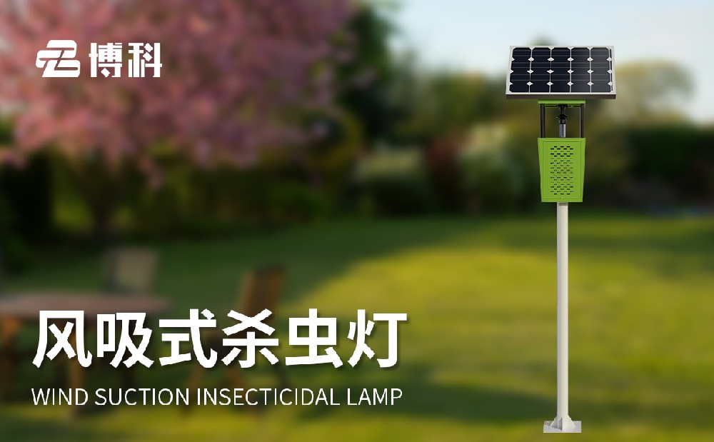 風(fēng)吸式太陽能殺蟲燈